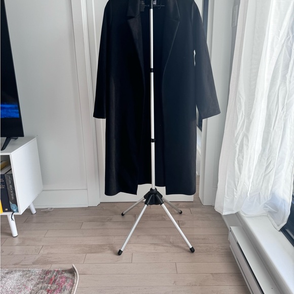 Zara faux Suède long open jacket with lapels. Size medium barely worn - Picture 7 of 9